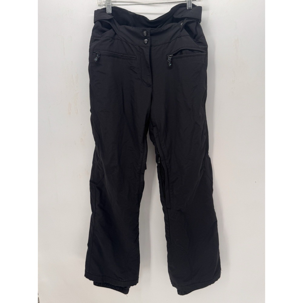 Polar Edge Mens Med Black Snow Pants Ski Snowboard Insulated Waterproof Pocket